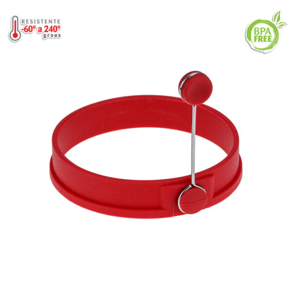 Aro Modelador Em Silicone Vermelho - 11 Cm - Imagem 3