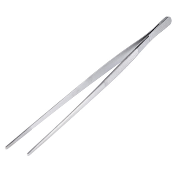Pinça Culinária Profissional com Serrilha Reta 30cm Aço Inox - Weck
