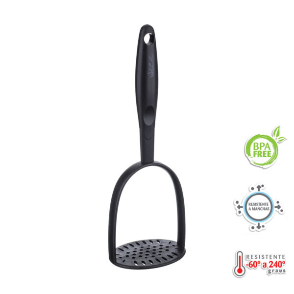 Amassador de Legumes Nylon Preto 26cm WECK - Image 2