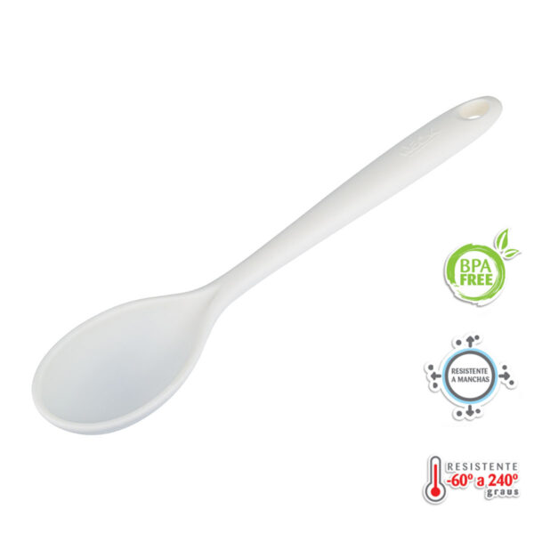 Kit Duas Colheres Profissional 36cm Branca Weck - Image 3