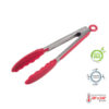 Pegador Inox C/ Ponta Em Silicone Vermelho 23cm - Imagem 2