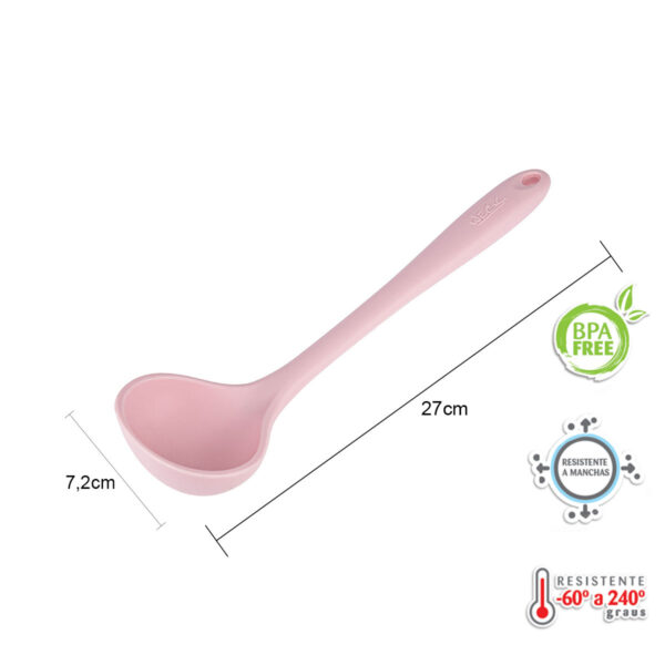 Concha Silicone 27cm Rosa - Image 4