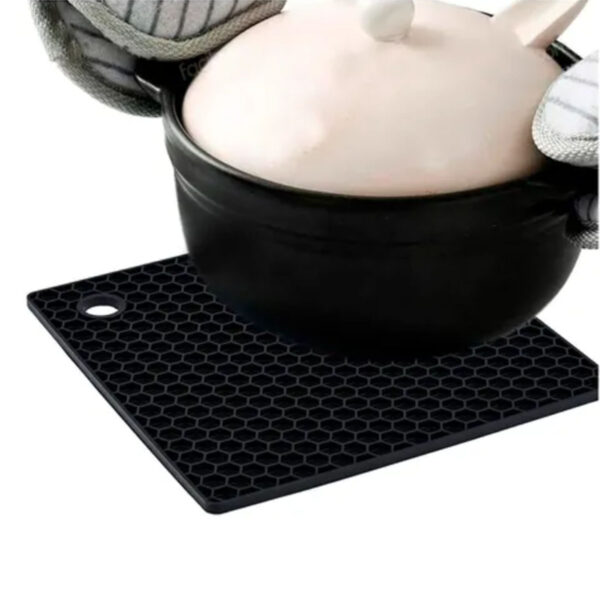 Kit Seis Descanso Quadrado Preto 17cm Weck - Imagem 6