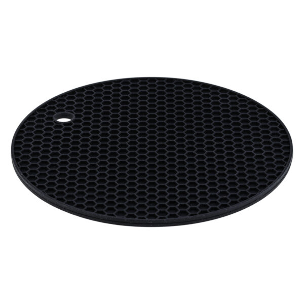 Kit Quatro Descanso Redondo Preto 18cm Weck - Imagem 2