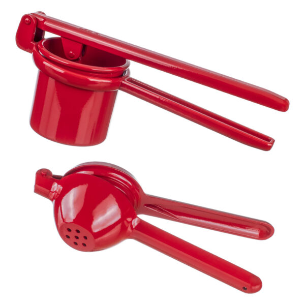 Kit Espremedor de Batata e Limão Vermelho Weck