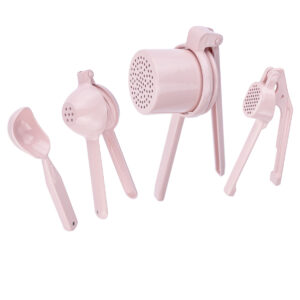 Kit Utensílios de Cozinha de Aluminio Rosa Weck