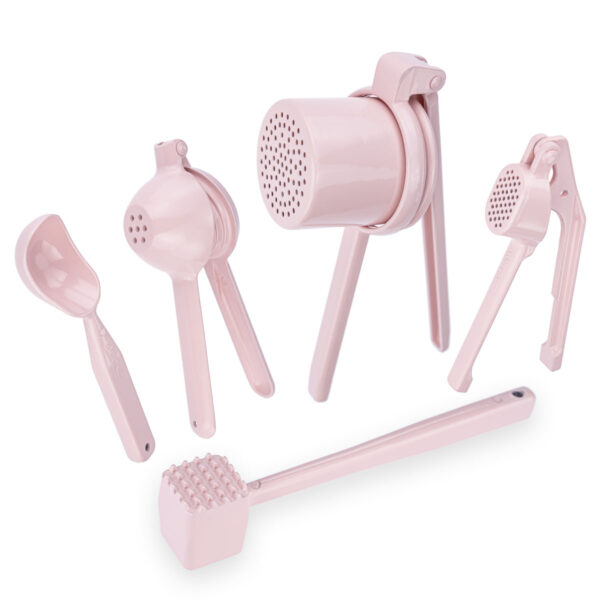 Kit Utensílios de Cozinha de Aluminio Completo Rosa Weck - Imagem 7
