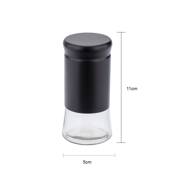 Kit Quatro Porta Condimento e Saleiro Preto com Tampa Weck - Imagem 4