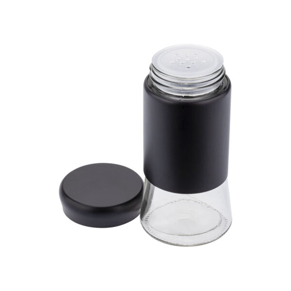 Kit Quatro Porta Condimento e Saleiro Preto com Tampa Weck - Imagem 3