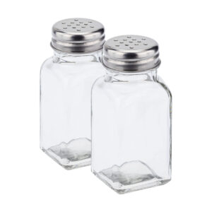 Kit Dois Saleiros de Vidro Weck