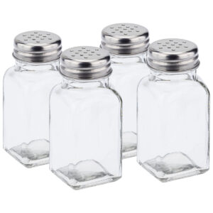 Kit Quatro Saleiros de Vidro Weck