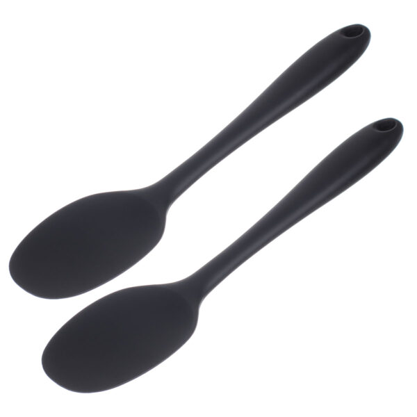 Kit Duas Colheres de Silicone Preta Weck