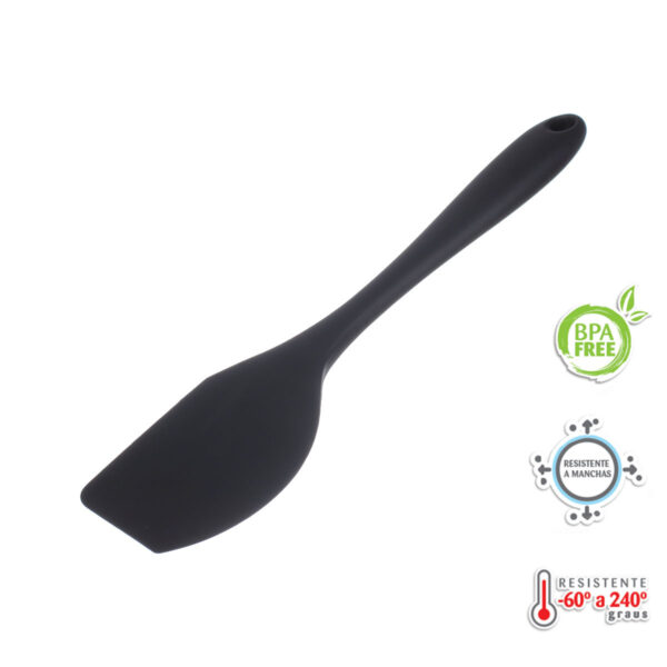 Kit de Espatulas de Silicone Preto Weck - Imagem 3