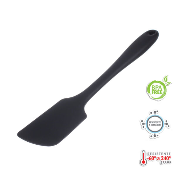 Kit de Espatulas de Silicone Preto Weck - Imagem 4