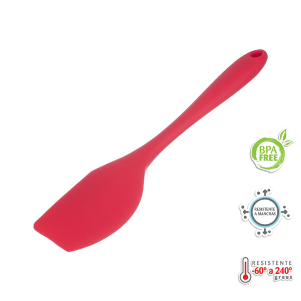 Kit de Espatulas de Silicone Vermelho Weck - Imagem 2