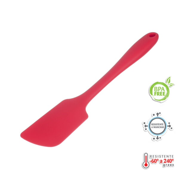Kit de Espatulas de Silicone Vermelho Weck - Imagem 4