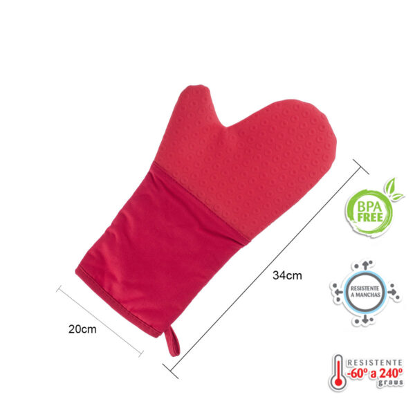 Kit Confeiteiro Completo Espatula e Batedor Vermelho Weck - Imagem 6