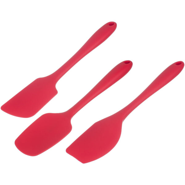 Kit de Espatulas de Silicone Vermelho Weck