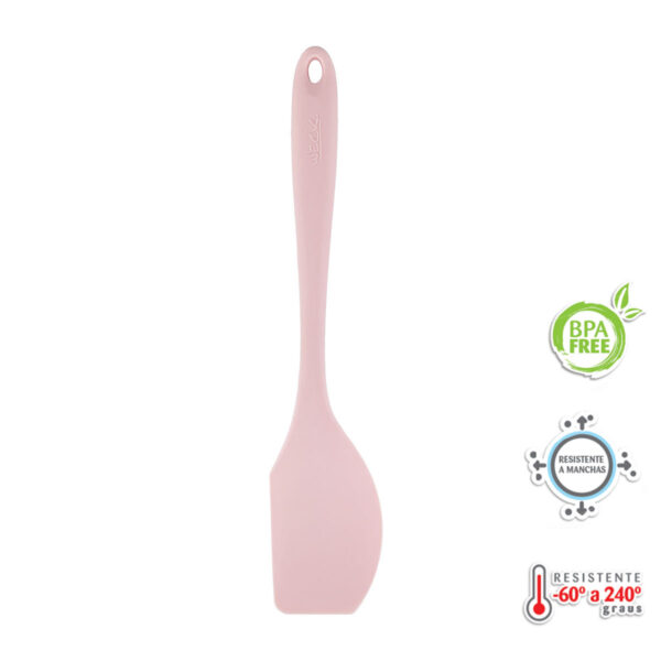 Kit Duas Espátulas Arredondadas Rosa Weck - Imagem 3