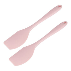 Kit Duas Espátulas Arredondadas Rosa Weck