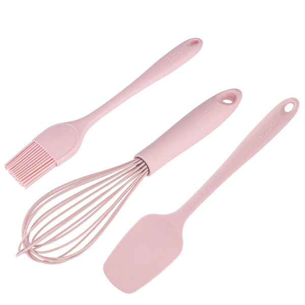 Kit Confeiteiro Simples Espatula e Batedor Rosa Weck