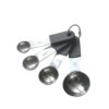 Conjunto Medidoras de Colheres Inox 4 Pçs 15ml, 5ml, 2.5ml, 1.25ml Weck