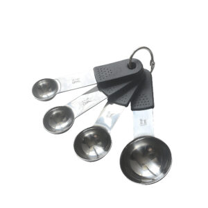 Conjunto Medidoras de Colheres Inox 4 Pçs 15ml, 5ml, 2.5ml, 1.25ml Weck