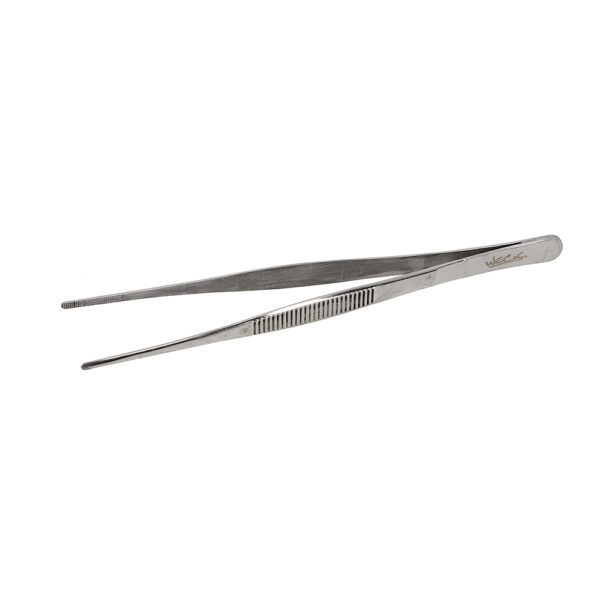 Pinça Culinária Profissional com Serrilha Reta 20cm Aço Inox Weck