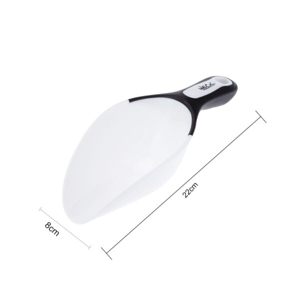 Concha/pá Para Mantimentos/gelo Plástico Branco 22cm - Image 3