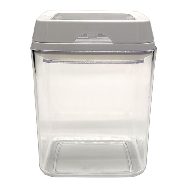 Pote de Acrílico Hermético Weck Quadrado Tampa 1Lt Branco - Imagem 3