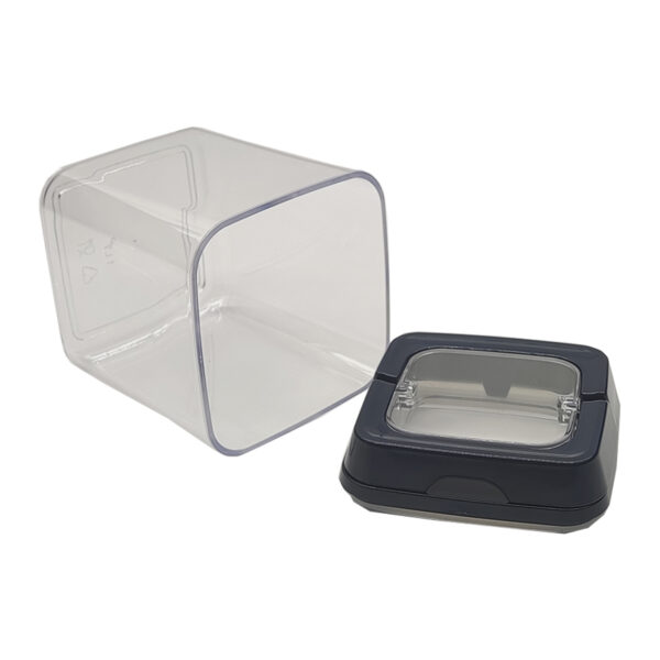 Pote de Acrílico Hermético Weck Quadrado Tampa 1Lt  Azul - Imagem 5
