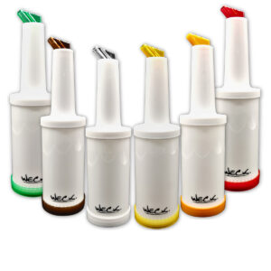 Kit 6 Garrafas de 1 Litro para Barman e Drinks