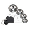 Conjunto Medidoras de Colheres Inox 4 Pçs 15ml, 5ml, 2.5ml, 1.25ml Weck - Image 4