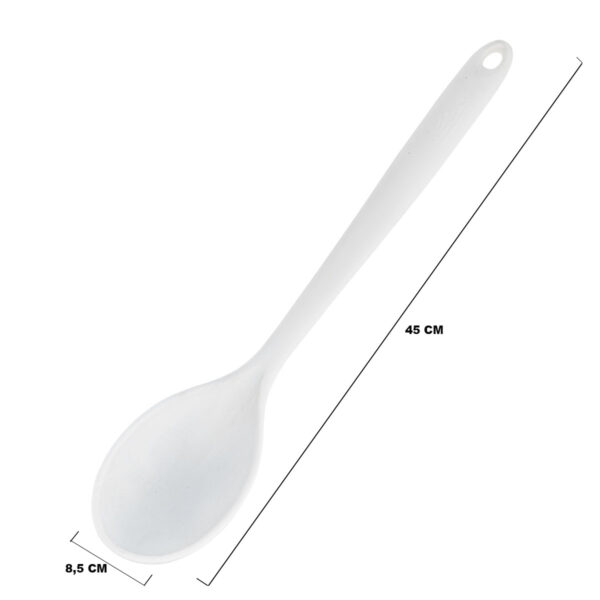 Kit Duas Colheres Profissonal 45cm e 36cm Branca - Image 2