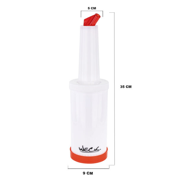 Garrafa Store'n Pour 1000ml - Vermelha - Imagem 3