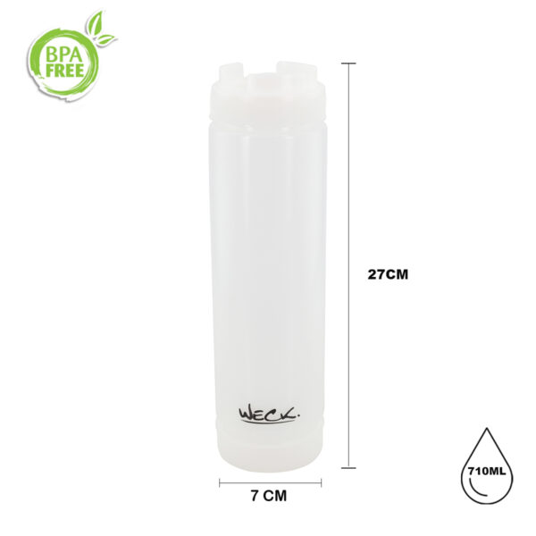 Bisnaga Invertida Profissional de 710ml Weck - Imagem 3