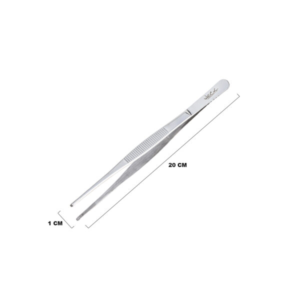 Pinça Culinária Profissional com Serrilha Reta 20cm Aço Inox Weck - Imagem 3