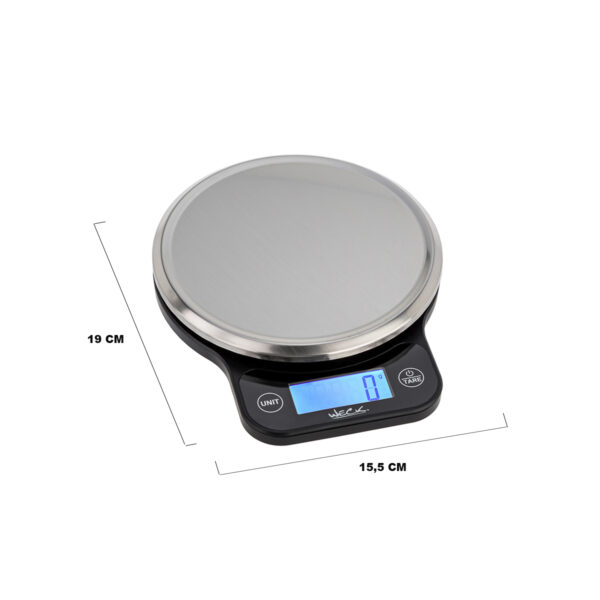 Balança Digital Alta Precisão 6kg / 1gr c/ Base Inox 19cm  Weck - Image 6