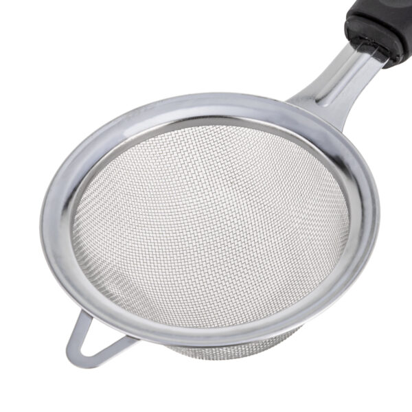 Peneira de Aço Inox 9cm cabo Preto WECK - Imagem 2