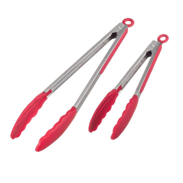 Kit Dois Pegadores de Silicone Pequeno e Grande Vermelho