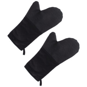 Par de Luvas de Cozinha em Silicone Weck Preta