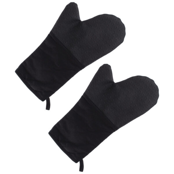 Par de Luvas de Cozinha em Silicone Weck Preta