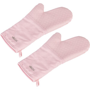 Par de Luvas de Cozinha em Silicone Weck Rosa