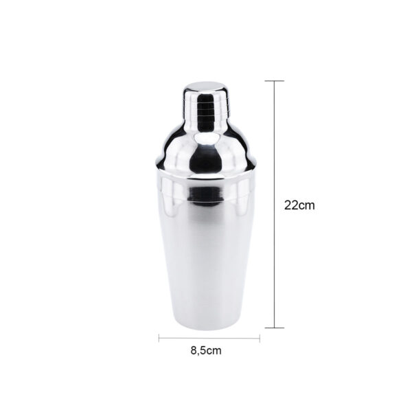Kit Coqueteleira 500ml Coador e Jogo de Colheres Bailarina - Imagem 3