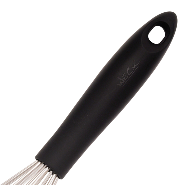 Batedor Manual Profissional Aço Inox Weck 35cm Cabo PP Preto - Image 3