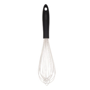 Batedor Manual Profissional Aço Inox Weck 35cm Cabo PP Preto