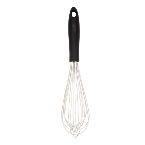 Batedor Manual Profissional Aço Inox Weck 35cm Cabo PP Preto