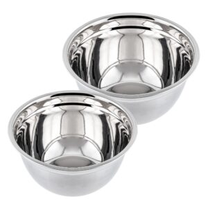 Jogo de Bowls de Aço Inox 26 e 30cm Weck