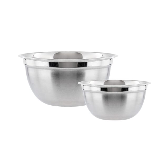 Jogo de Bowls Aço Inox 30 e 22cm Weck - Imagem 2