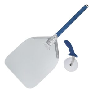 Kit Pá De Pizza Enfornar Curta 30,5x35,5cm e Cortador Weck